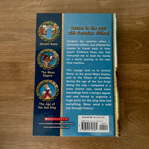 Geronimo Stilton Hardcover - Back in Time - Book 2 from Journey in Time Series - Picture 3 of 7